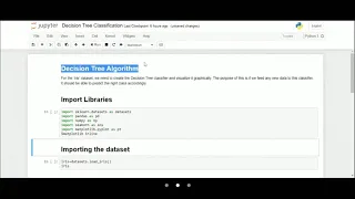 Decision Tree Algorithm Iris dataset