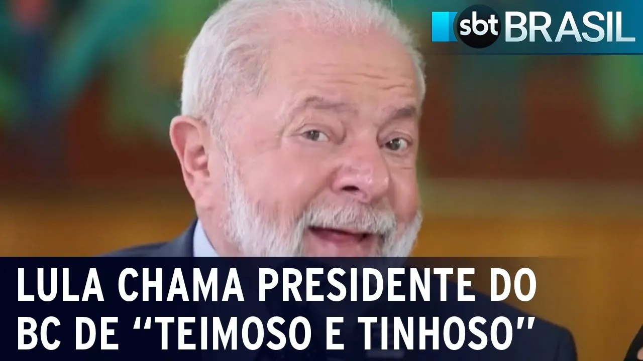 Lula chama presidente do Banco Central de "teimoso e tinhoso" | SBT Brasil (11/07/23)