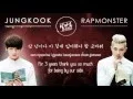 Download Lagu Rap Monster and Jungkook - I Know (알아요) Color Coded Lyrics (Hangul, Romanized, and English)