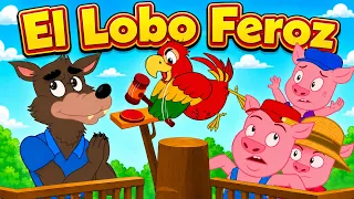 Los Tres Cerditos y el Lobo Feroz (3 Episodios) 🐷 | Cuentos | Spanish Story