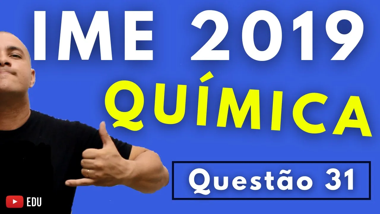 IME 2019 - Questão 31 - QUÍMICA - Prova Objetiva - Tema: CÁLCULO QUÍMICO E AVOGADRO