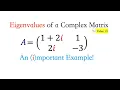 How to find Eigenvalues of a Complex Matrix