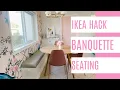 DIY Banquette Seating - Ikea Hack
