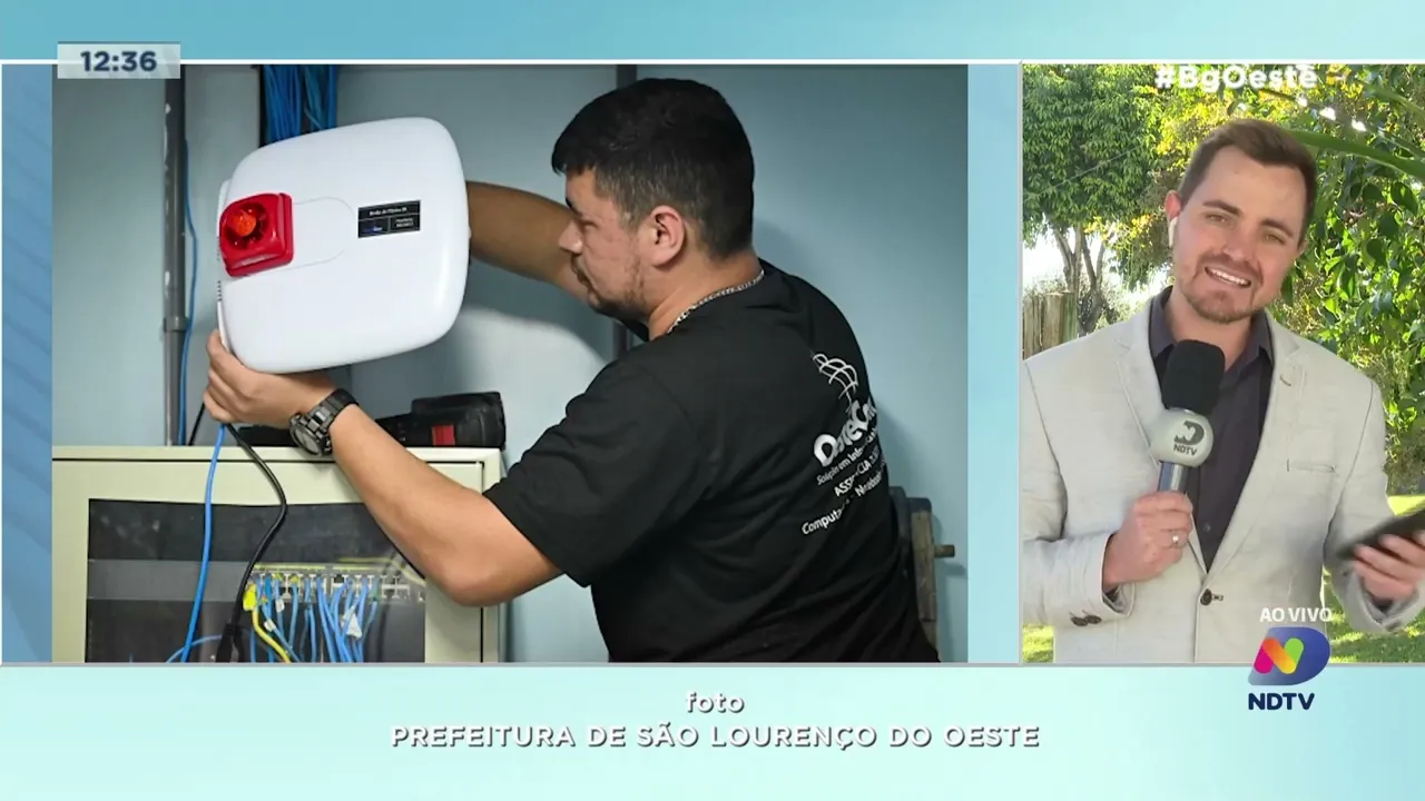 Botão de emergência está sendo implantado em escolas municipais em São Lourenço do Oeste