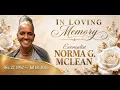 Homegoing Celebration for Evangelist Norma McLean