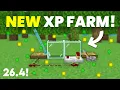 BEST NEW XP FARM Minecraft Bedrock 26 40