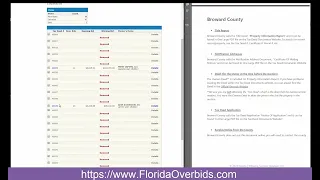 Broward County FL Locate the Documents Tax Deed Auctions and Excess Proceeds