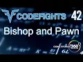 Bishop and Pawn CodeFights Intro Algorithm JavaScript Solution and Breakdown