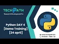 Python DAY 4 Demo Training 24 april