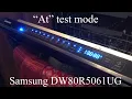 Samsung Dishwasher AT Test mode