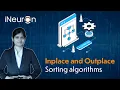 Inplace Outplace Sorting Algorithms DSA community course