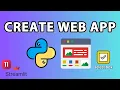 SelectBox Widget - Web App with Python Streamlit Lesson 11
