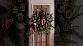 DIY Advent Calendar Wreath Holidaycrafts Adventcalendar Christmasdiy 