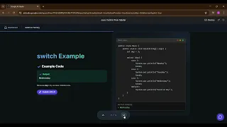 switch Statement Ternary Operator in java