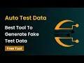 Best Tool To Generate Test Data - No Installation No Code Writing FREE
