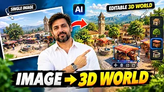 This AI Transforms Images Into 3D Worlds ( Hyper3D WorldGen )