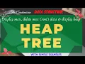 DS 22 Heap Tree Part 2 Display max delete max root data and display heap using C Language