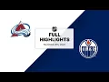 NHL Highlights | Avalanche vs. Oilers | November 08, 2025