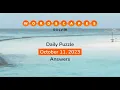 WordScapes October 11 2023 Answers