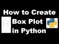 How to Create Box Plot in Python with Pandas Data frame