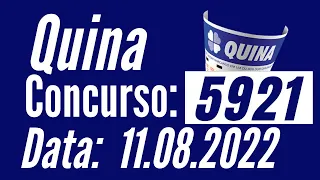 RESULTADO QUINA 5921