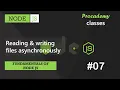 Reading Writing files asynchronously Fundamentals of NODE JS A Complete NODE JS Course