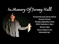 Funeral service for Jeremy Allan Hall
