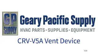 Bard CRV-V5A Vent Device