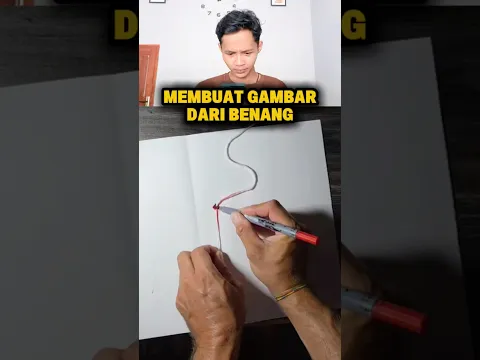 MEMBUAT GAMBAR DARI BENANG!!! EMANG BISA YA???