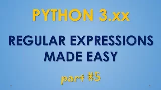 Python Regular expressions - part