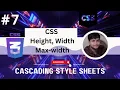 CSS Height Width and Max-width CSS Tutorial For Beginners In Hindi By DigitalCoTech
