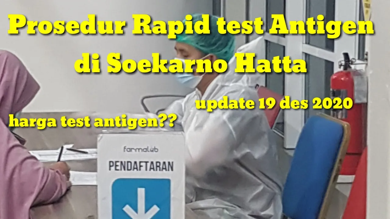 RAPID TEST DI TERMINAL 2 BANDARA SOEKARNO HATTA. 