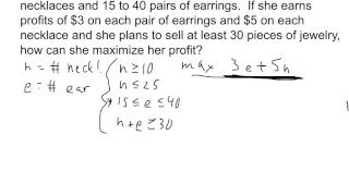 3-3 Optimization with Linear Programming