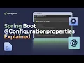 Spring Boot The ConfigurationProperties You Should Know