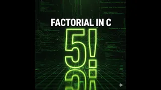 Factorial Program in C Easy 3-Line Logic for Beginners