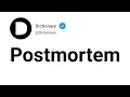 Postmortem Meaning In English