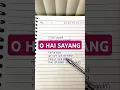 Download Lagu O HAI SAYANG - Bg Arull Cover || Lirik \