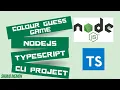 NODEJS TYPESCRIPT CLI COLOUR GUESS GAME