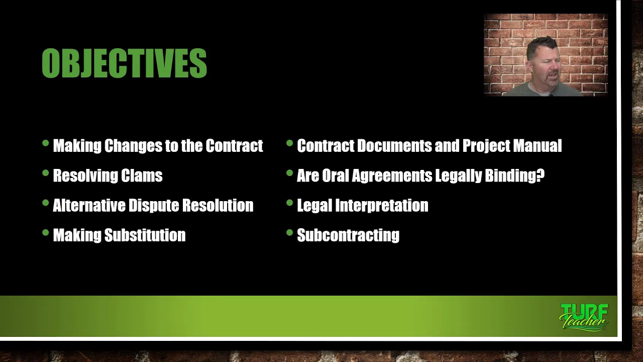 Specifications & Contract Management