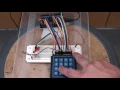 HEX keypad encoding with a CPLD