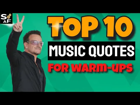 Song Activity Factorys Top 10 Quotes Music Quotes for WarmUps