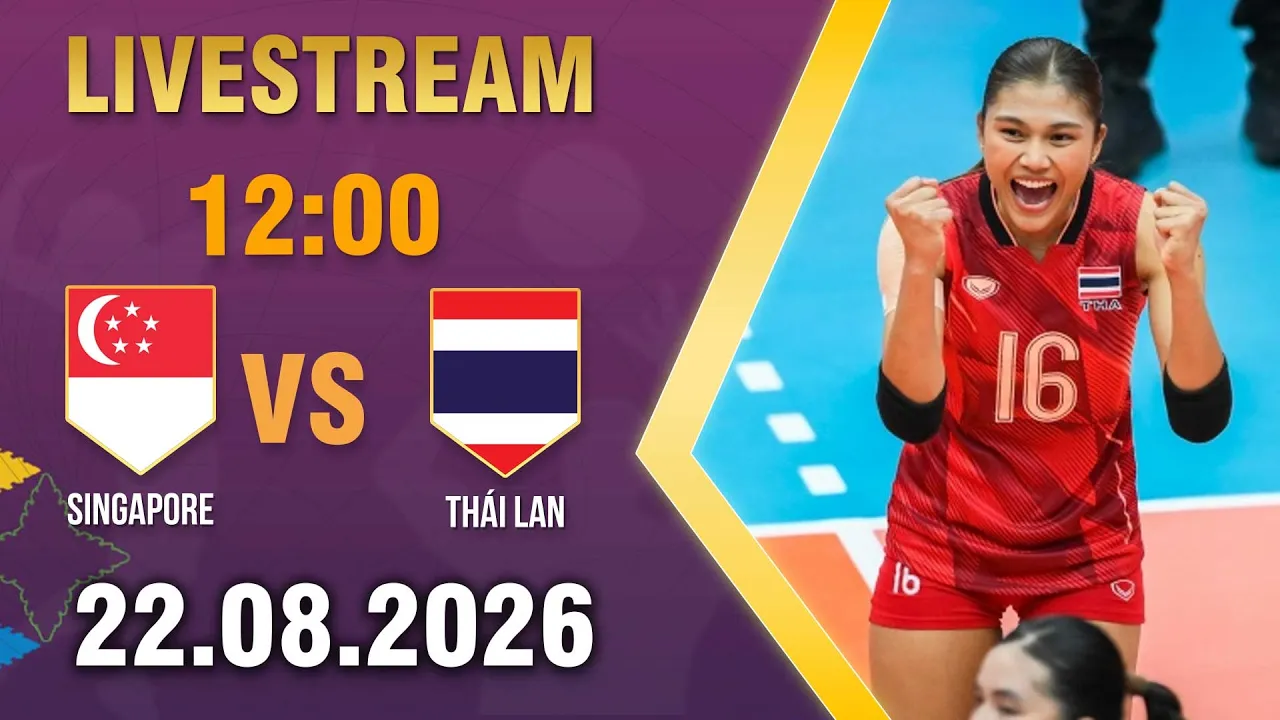 🔴 FULL MATCH | SINGAPORE vs THAILAND | Women’s Volleyball Showdown Full of Intensity