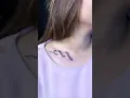 Let the snake roll on your neck Neck Tattoo