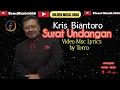 Lagu Kris Biantoro - Surat Undangan