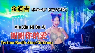 金润吉 - 謝謝你的愛 Xie Xie Ni De Ai 【Terima Kasih Atas Cintamu】(DJPad仔 抖音版) - Hot Remix Tiktok Duoyin2022