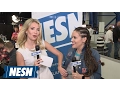 Alyssa Milano Showcases Sports Clothing Line On Radio Row