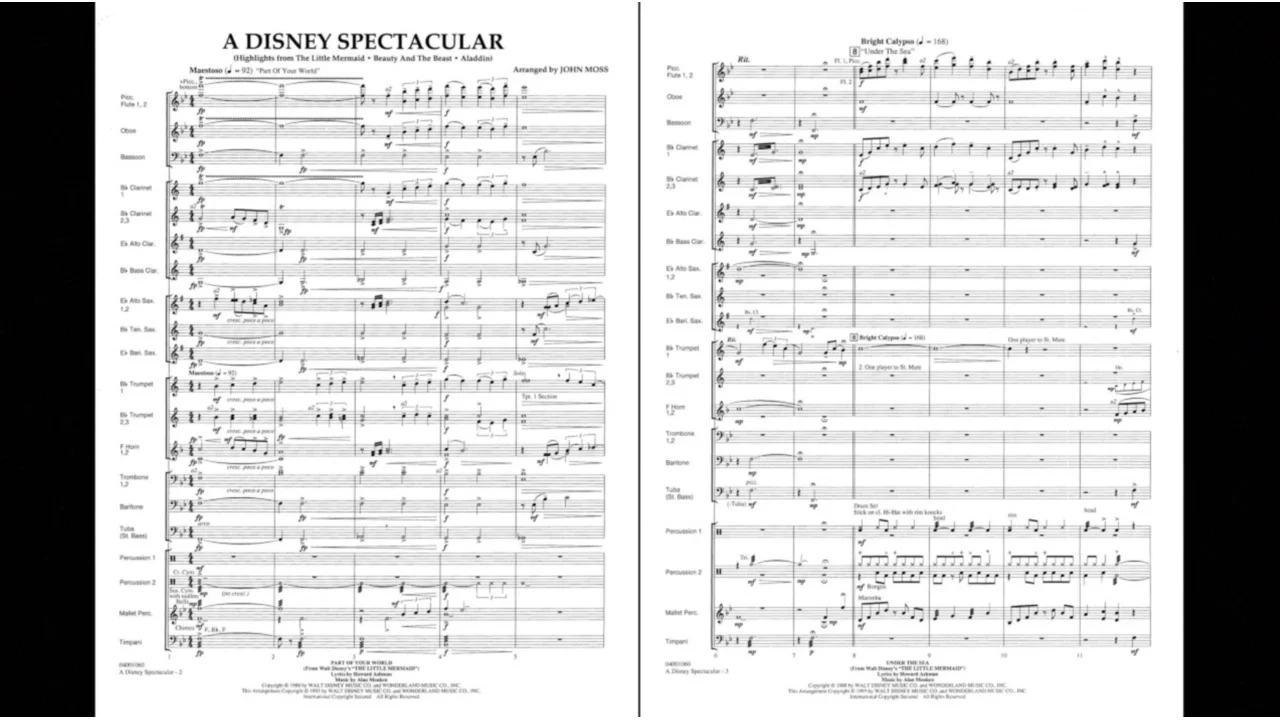 A Disney Spectacular arranged by John Moss