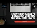 How to fix mixed DML Operation Error in Salesforce Apex - Salesforce
