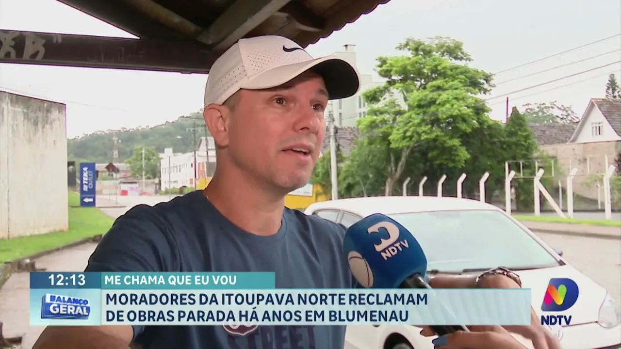 Me Chama Que Eu Vou: moradores da Itoupava Norte reclamam de obras paradas há anos