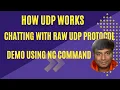 Chatting Application via UDP protocol as an SDE How UDP works